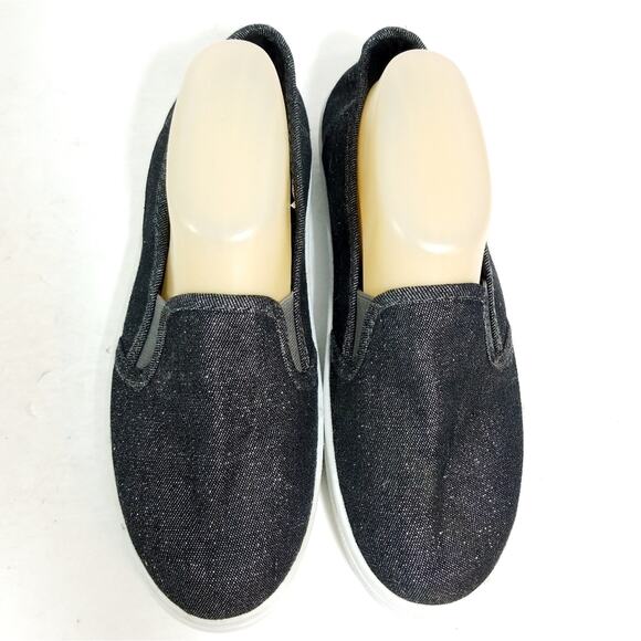 Glittered dark denim slip on loafers Casual Cool 8 - Picture 2 of 10